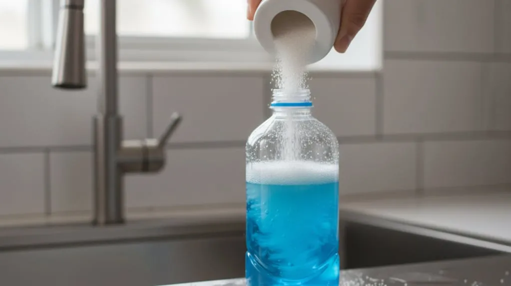 Suiker en afwasmiddel: een onverwachte huishoudtruc